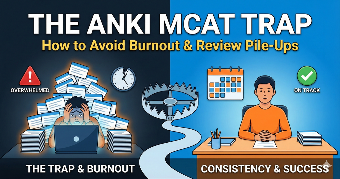 The Anki MCAT Trap: How to Avoid Burnout and Review Pile-Ups