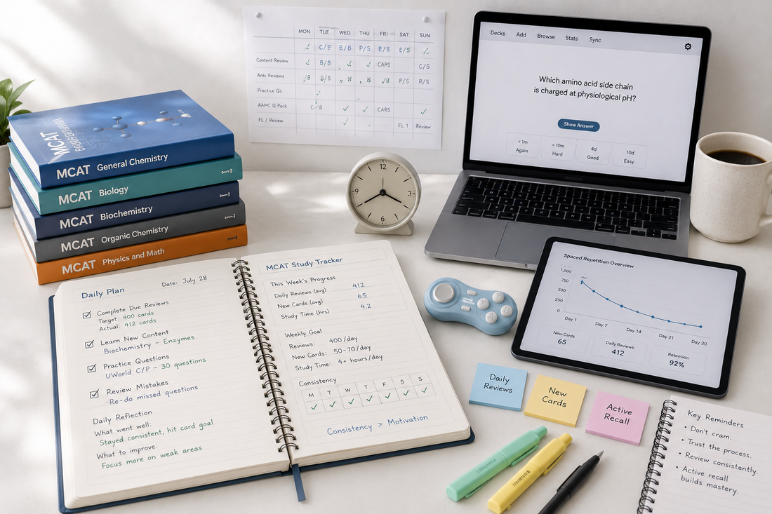 How Many Anki Cards Should You Review Each Day for the MCAT?